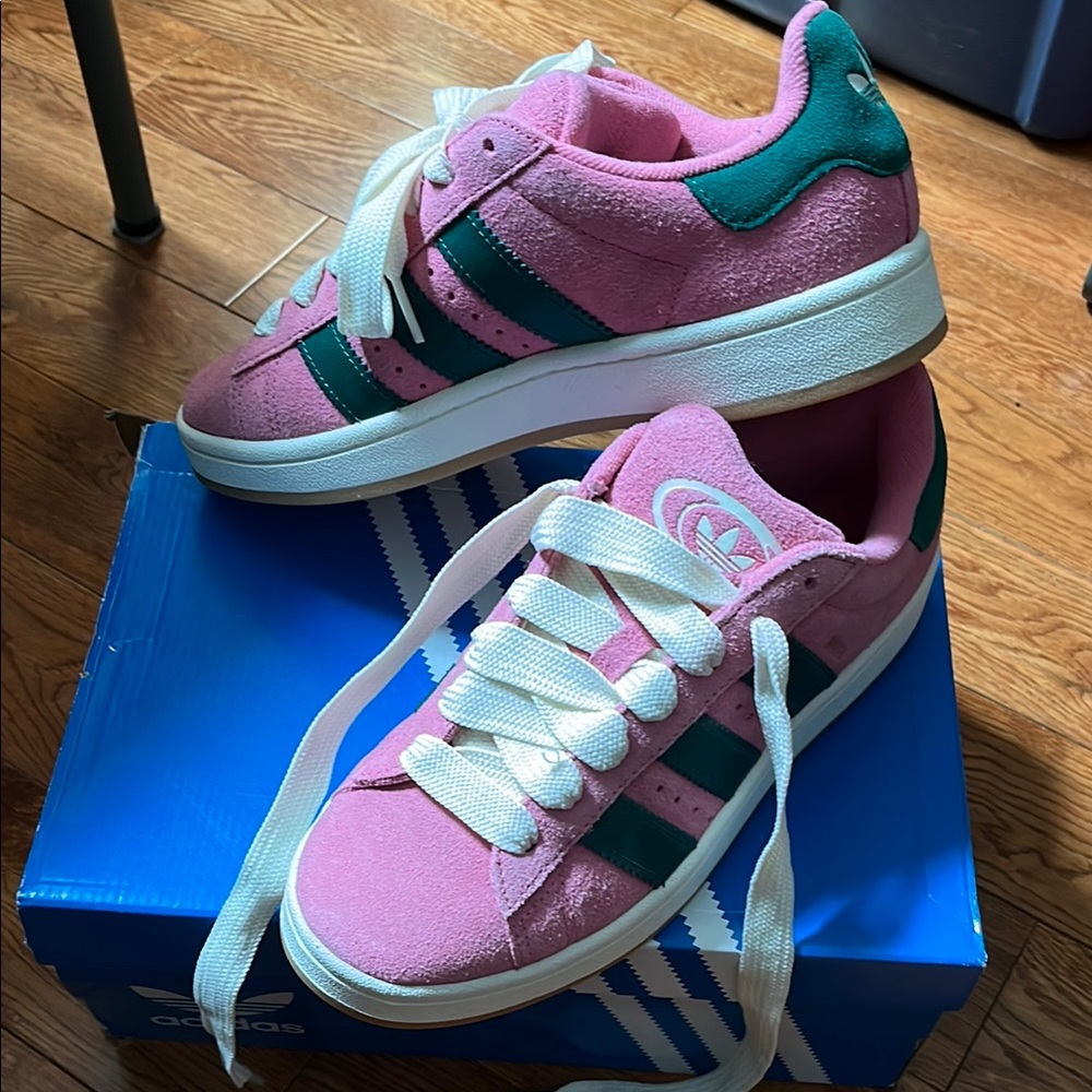 NEW Adidas Campus Pink and Green